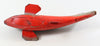 Unknown Black & Red Wounded Fish Spearing Decoy
