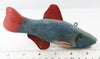 Unknown Blue & Red Fish Spearing Decoy