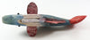 Unknown Blue & Red Fish Spearing Decoy