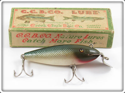 Vintage Creek Chub Natural Chub Scale Wiggler Lure In Box 100