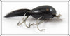 Vintage Creek Chub Solid Black Husky Dingbat Lure