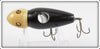 Creek Chub Black Luminous White Head Baby Jigger