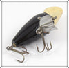 Creek Chub Black Luminous White Head Baby Jigger