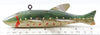 Unknown Green & White With Spots Fish Spearing Decoy