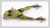Vintage Paw Paw Green Splatter Junior Wotta Frog Lure