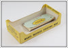 Arbogast Yellow Coachdog Wood Musky Jitterbug In 716 Box Bottom