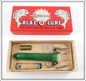 Vintage Blaz O Lure Electric Light Bait In Box