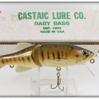 Vintage Castaic Lure Co Baby Bass Smallmouth Lure In Box