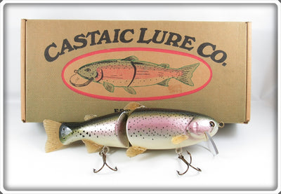Vintage Castaic Lure Co Rainbow Trout Lure In Box