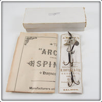 Vintage Wm Bartleet & Sons Archer Salmon Spinner In Box