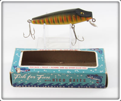 Vintage Horrocks Ibbotson Perch Runt Type Hico Bait In Box