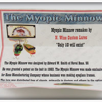 N. Wine Contemporary Frog Myopic Minnow In Box