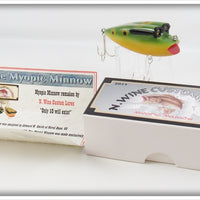 N. Wine Contemporary Frog Myopic Minnow Lure In Box