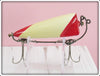 Vintage Bite Em Bate Company Red & White Rotating Bait Lure