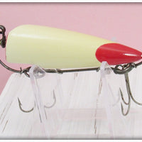 Bite Em Bait Company Red & White Rotating Bait