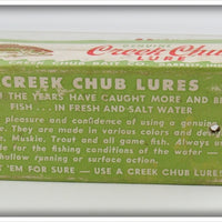 Creek Chub Dace Jointed Pikie In Box 2605 Special