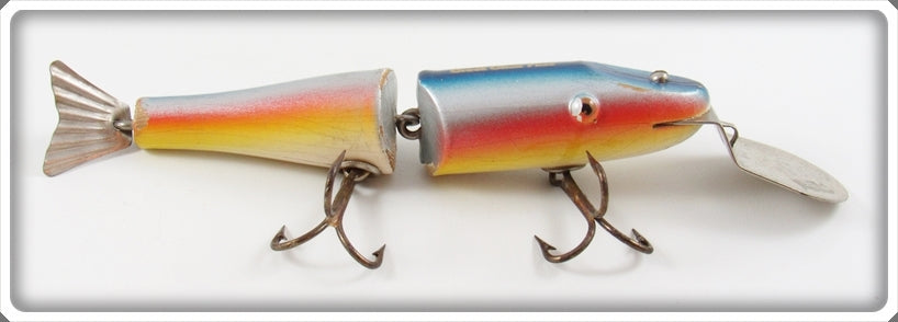 Creek Chub Rainbow Jointed Pikie With Fisherman Added Tail