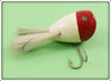 Creek Chub White Red Head Surface Dingbat In Box