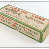 Creek Chub White Red Head Surface Dingbat In Box