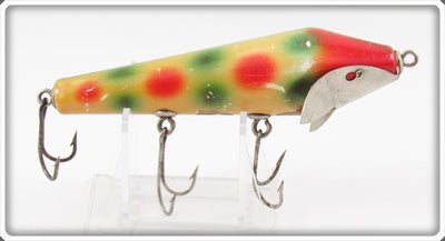 Immell Bait Co C.J. Frost Red & Green Spotted Chippewa Skipper Lure