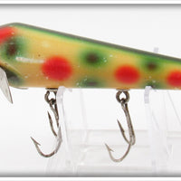 Immell Bait Co C.J. Frost Red & Green Spotted Chippewa Skipper