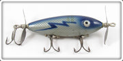 Vintage South Bend Blue Scale Finish Lightning Bolt Nip I Diddee Lure