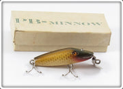 Au Pêcheur Breton Golden Shiner PB Minnow In Box - Possibly Creek Chub Made