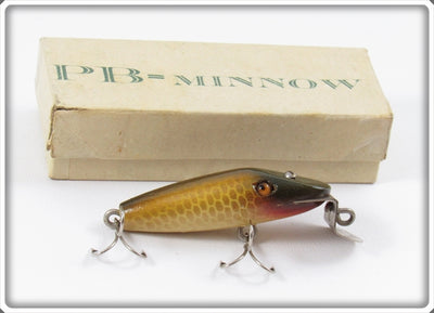 Au Pêcheur Breton Golden Shiner PB Minnow In Box - Possibly Creek Chub Made