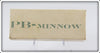 Au Pêcheur Breton Golden Shiner PB Minnow In Box - Possibly Creek Chub Made
