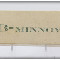 Au Pêcheur Breton Golden Shiner PB Minnow In Box - Possibly Creek Chub Made