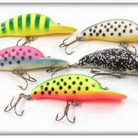 Vintage Unknown Crankbait Lot Of Six Lures