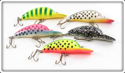 Vintage Unknown Crankbait Lot Of Six Lures
