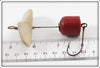 Frank Brown Red & White Early Propeller Bait