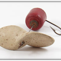 Frank Brown Red & White Early Propeller Bait