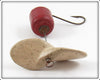 Frank Brown Red & White Early Propeller Bait