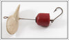 Frank Brown Red & White Early Propeller Bait