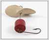 Frank Brown Red & White Early Propeller Bait