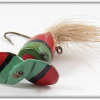 Frank Brown Red & Green Early Propeller Bait