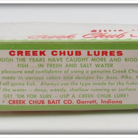 Creek Chub Black Scale Jointed Pikie In Box 2633 W