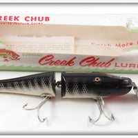 Vintage Creek Chub Black Scale Jointed Pikie In Box 2633 W