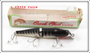 Vintage Creek Chub Black Scale Jointed Pikie In Box 2633 W