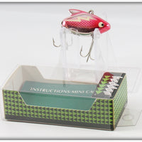 Vintage Heddon NPR Nickel Plated Red Sonic Lure In Box 