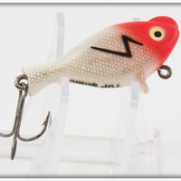 Vintage Heddon Red Head White Top Sonic Lure