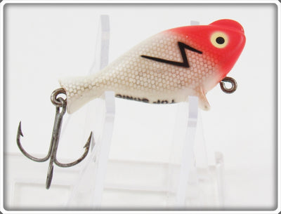 Vintage Heddon Red Head White Top Sonic Lure