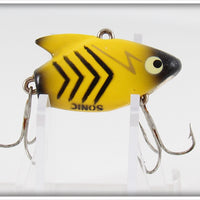 Vintage Heddon YBX Yellow Black Arrows Sonic Lure