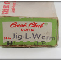 Creek Chub Black Jig L Worm In Box JB