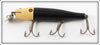 Vintage Creek Chub Black With White Head Pikie Lure 711