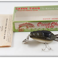 Vintage Creek Chub Natural Crab Cray Z Fish In Box 9900 NC