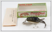 Vintage Creek Chub Natural Crab Cray Z Fish In Box 9900 NC