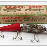 Vintage Creek Chub Red Pickerel Jointed Pikie Lure 2600 R In Box